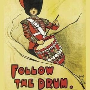 Follow the Drum by John Hassall - Art Print