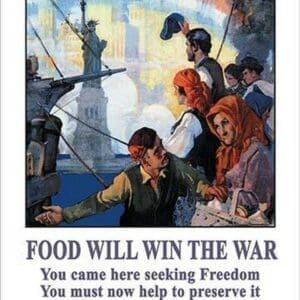 Food Will Win the War by C.E. Chambers - Art Print