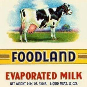 Foodland Evaporated Milk #2 - Art Print