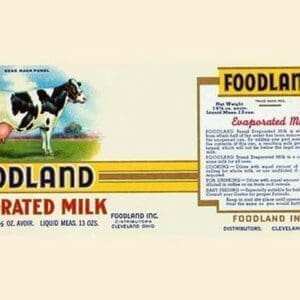 Foodland Evaporated Milk - Art Print