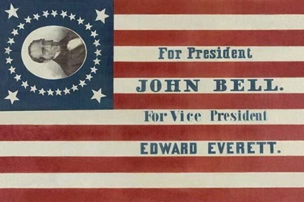 For President John Bell. For vice president Edward Everett by H.C. Howard - Art Print