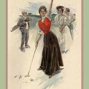 Fore! by Harrison Fisher - Art Print