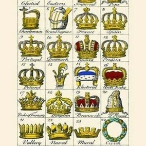 Foreign Crowns by Hugh Clark - Art Print