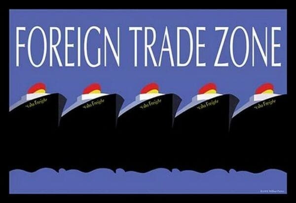 Foreign Trade Zone by Wilbur Pierce - Art Print