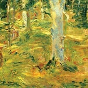 Forest by Berthe Morisot - Art Print