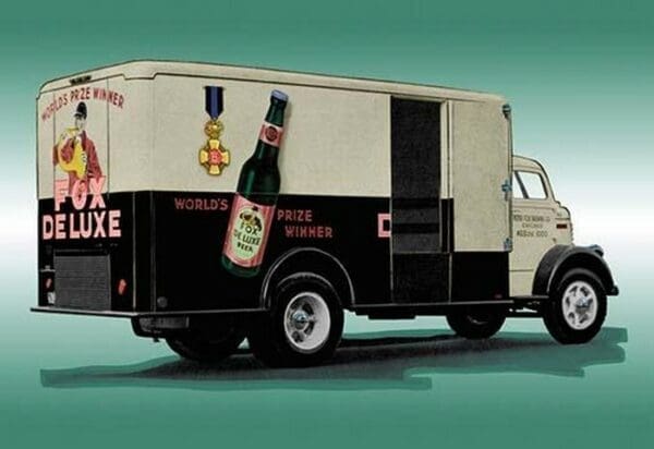 Fox Deluxe Beer Truck - Art Print