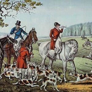 Fox Hunt by Nathaniel Currier - Art Print