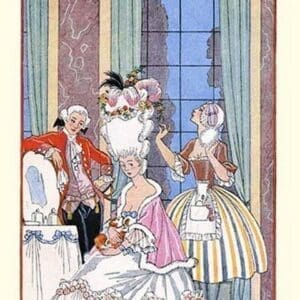 France in the 18th Century by George Barbier - Art Print