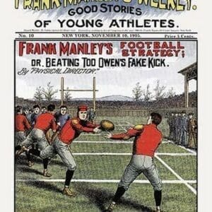 Frank Manley's Football Strategy - Art Print