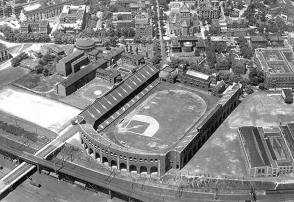 Franklin Field in Philadelphia by FREE LIBRARY OF PHILADELPHIA - Art Print