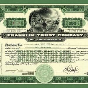 Franklin Trust Company #2 - Art Print