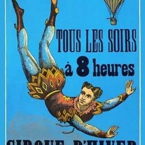 French Circus Poster - Art Print