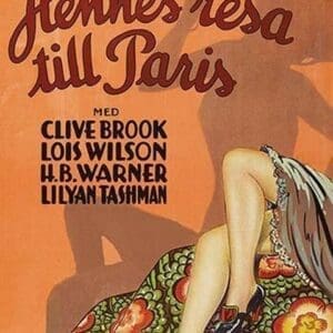 French Dressing 'Hennes resa till Paris' - Art Print