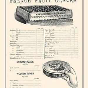 French Fruit Glaces - Art Print