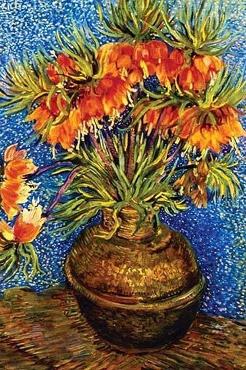 Fritillaries by Van Gogh by Vincent van Gogh - Art Print