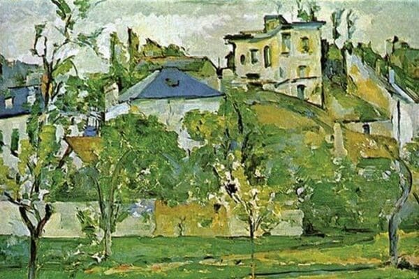 Fruit Garden in Pontoise by Paul Cezanne - Art Print