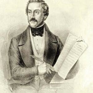 Gaetano Donizetti by Theodore Thomas - Art Print