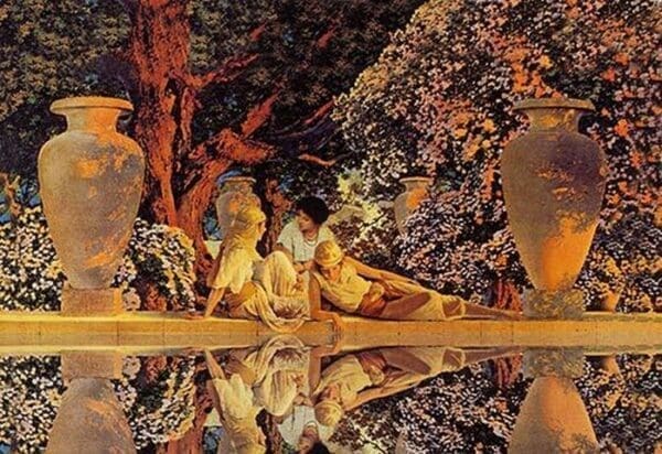 Garden of Allah by Maxfield Parrish - Art Print