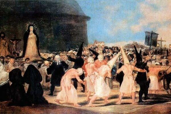 Geissler Procession by Francisco de Goya - Art Print