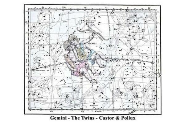 Gemini - the Twins - Castor & Pollux by Alexander Jamieson - Art Print