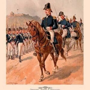 General Staff and Infantry by Henry Alexander Ogden - Art Print