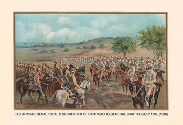 General Toral's Surrender of Santiago to General Shafter