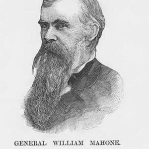 General William Mahone by Frank Leslie - Art Print