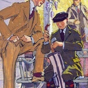 Gentleman and Caddy - Art Print