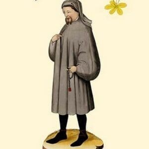 Geoffrey Chaucer by H. Shaw - Art Print