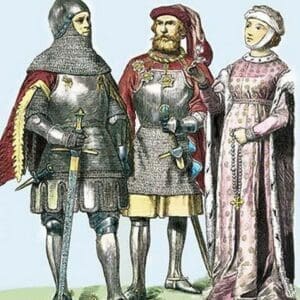 German Costumes: Philip of Ingelheim and Martin of Seineheim - Art Print