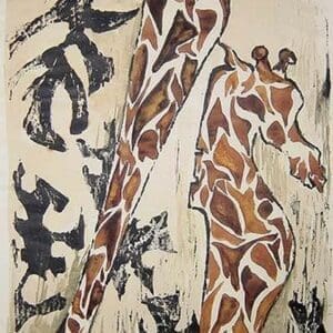 Giraffes by Norma Kramer - Art Print