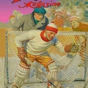 Goalie Making Glove Save - Art Print