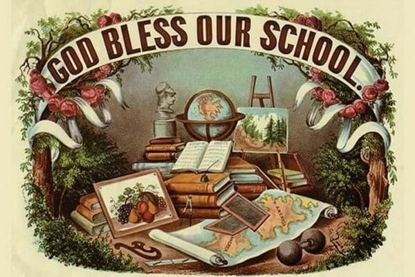 God Bless Our School by Arbuckle Brothers - Art Print