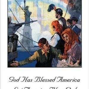 God Has Blessed America Let America Bless God by Sara Pierce - Art Print