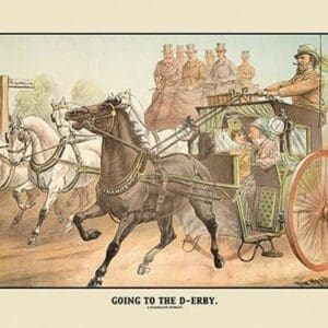 Going to the D-erby by Tom Merry - Art Print