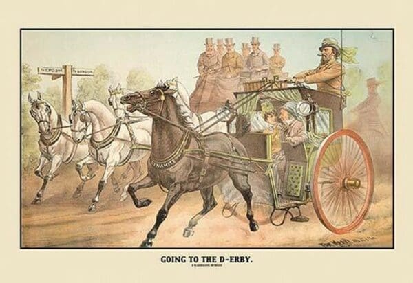 Going to the D-erby by Tom Merry - Art Print