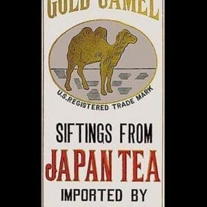 Gold Camel Brand Tea - Art Print