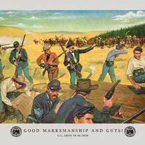 Good Marksmanship and Guts by H. Charles McBarron Jr. - Art Print