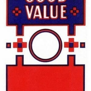 Good Value Broom Label - Art Print