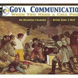 Goya Communications: When You Need a Cell Phone by Wilbur Pierce - Art Print