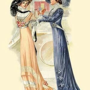 Graceful Evening Gowns - Art Print