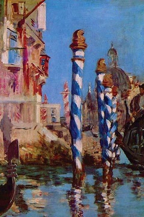 Grand Canal in Venice by Eduard Manet - Art Print