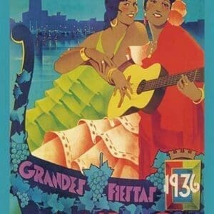 Grandes Fiestas by louis ramos rosa - Art Print