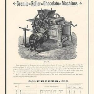 Granite Roller Chocolate Machines #2 - Art Print