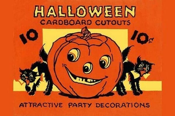 Halloween Cardboard Cutouts - Art Print