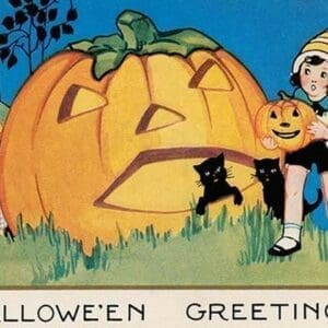 Hallowe'en Greetings - Art Print