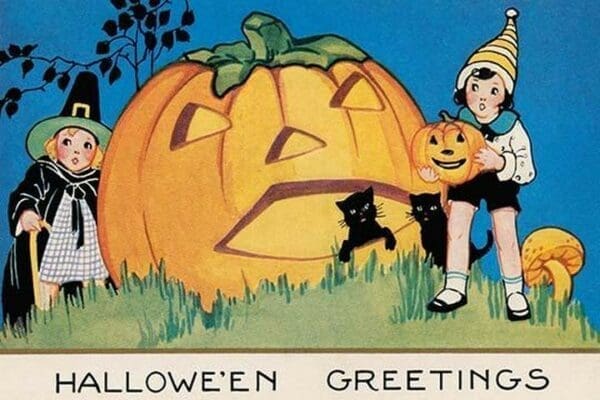 Hallowe'en Greetings - Art Print