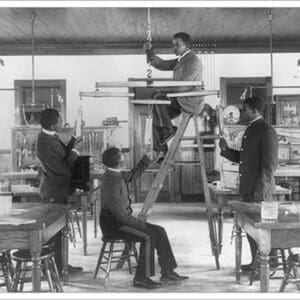 Hampton Institue Classroom by Frances Benjamin Johnston - Art Print