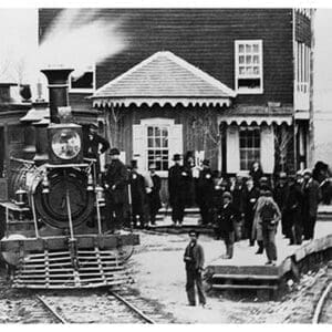 Hanover Junction during the Cavil War - Art Print