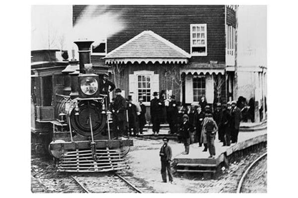 Hanover Junction during the Cavil War - Art Print